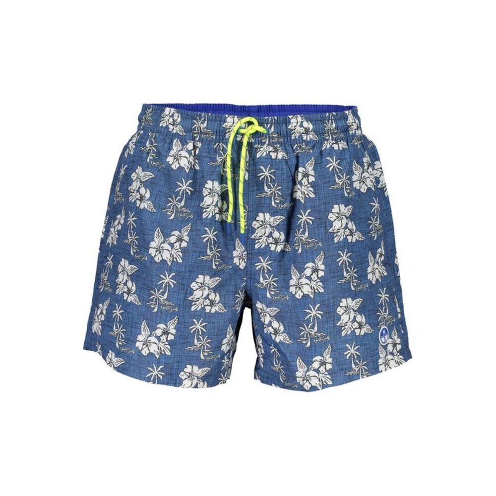 North Sails Blu Polyester Men Swim Men's Boxer